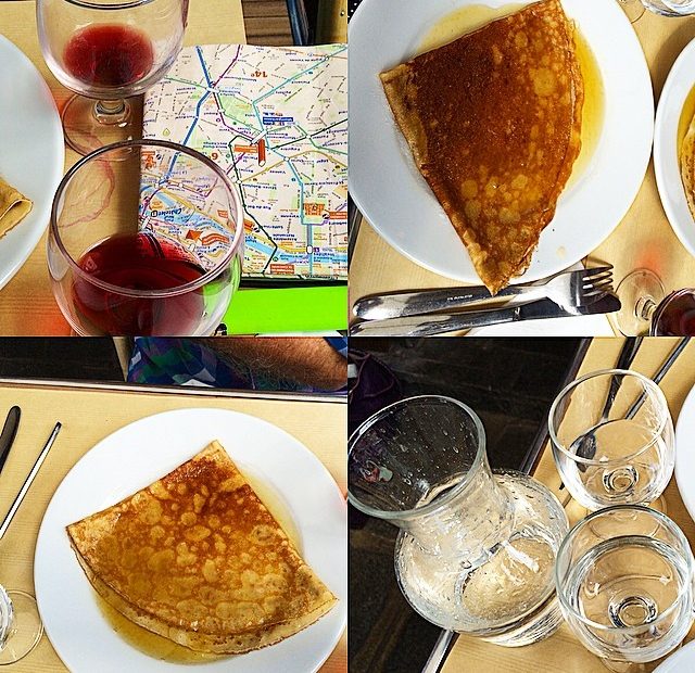 Collage Crepes En Paris