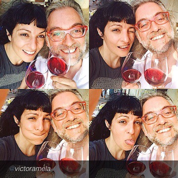 Collage Victor Amela Y Roser Amills Pareja Divertidos En Paris