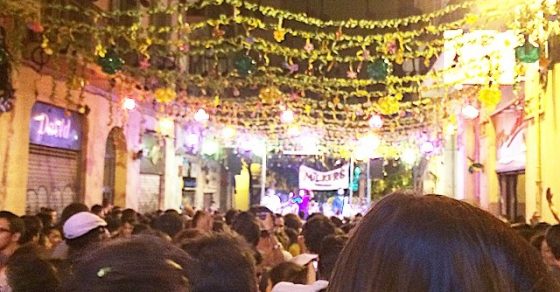 Festes De Gracia Carrer Puigmarti Decorat