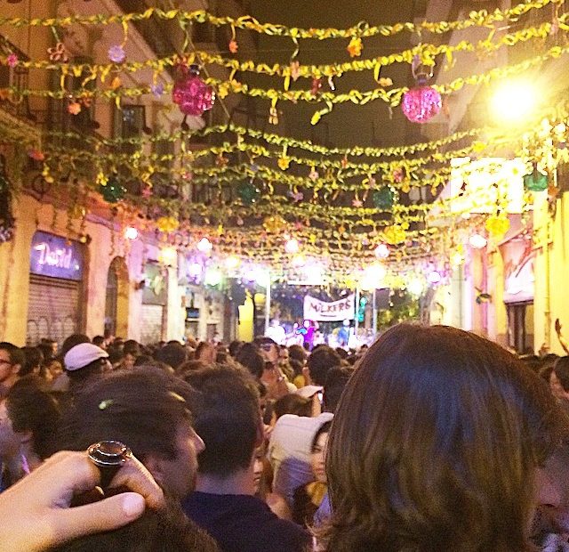 Festes De Gracia Carrer Puigmarti Decorat
