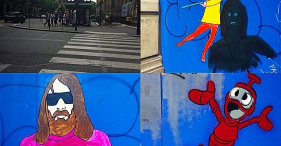 grafittis en paris