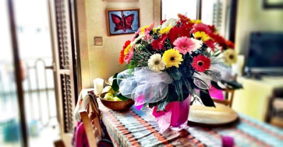 ramo de flores para roser amills regalo de victor amela