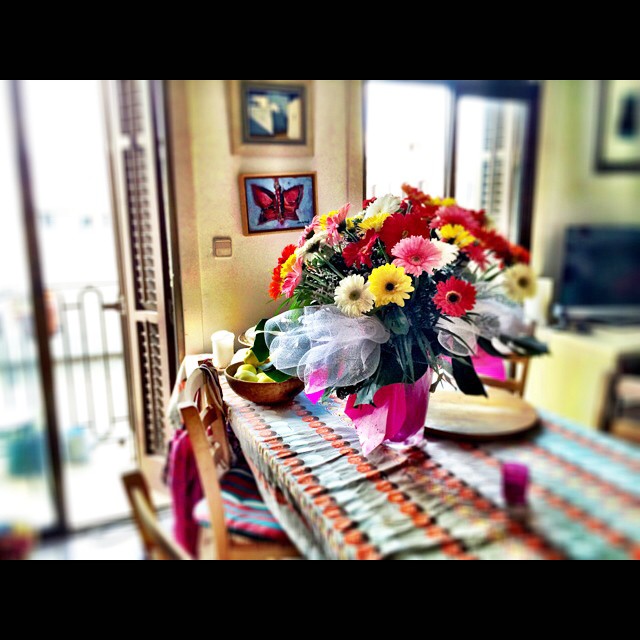 ramo de flores para roser amills regalo de victor amela