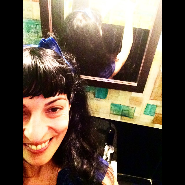 Roser Amills Espejo Lavabo Diadema Azul