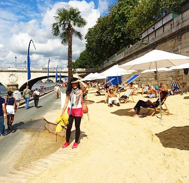 Roser Amills Playa Del Sena Paris Foto De Victor Amela