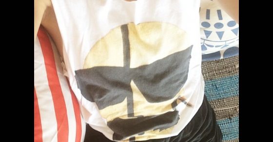 selfie roser amills camiseta diseño tranquilito you know y calzoncillos