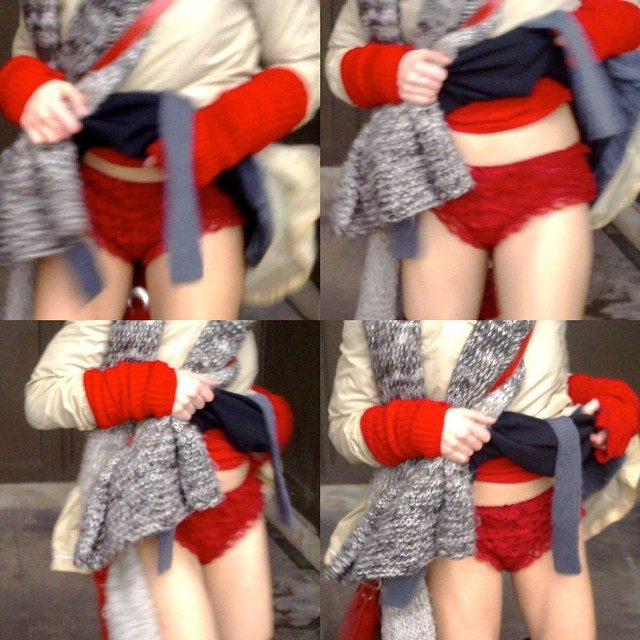 Amills Public Wc Bragas Rojas En Londres Invierno