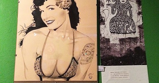 Foto De Bettie Page En El Otro Bar Barri De Gracia