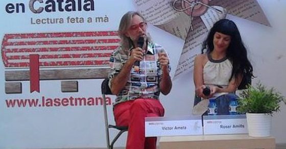 La Setmana Del Llibre En Catala Roser Amills Y Victor Amela Edicio 2014