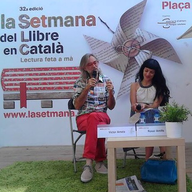 La Setmana Del Llibre En Catala Roser Amills Y Victor Amela Edicio 2014