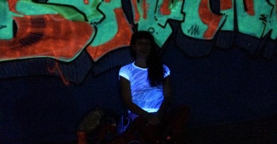 Roser Amills Al Festival Cyber Punk Nou Barris Barcelona