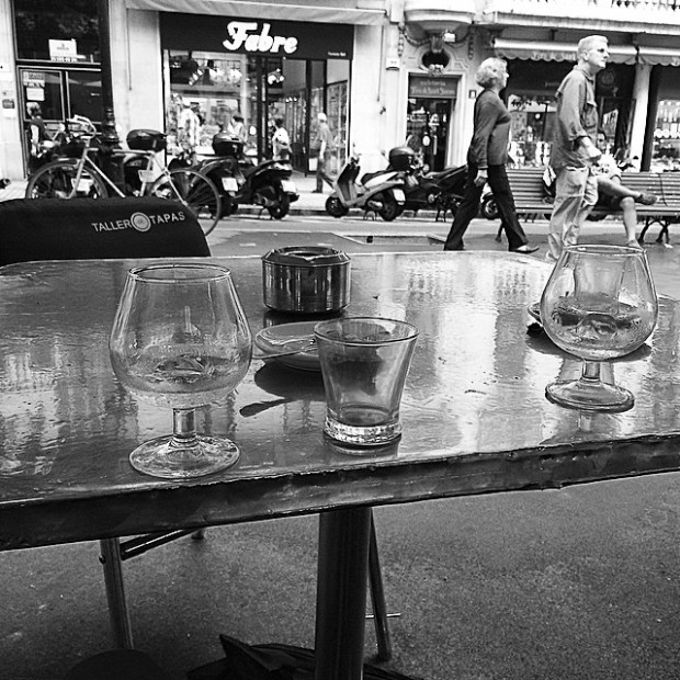 roser amills aperitivo barcelona blanco y negro