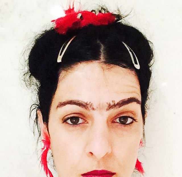 Roser Amills Disfrazada Homenaje A Frida Khalo 2014