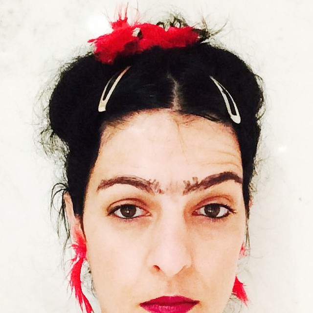 Roser Amills Disfrazada Homenaje A Frida Khalo 2014