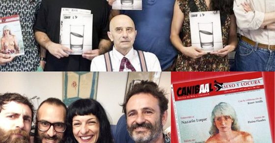 roser amills presentacion revista canibaal con antonio beneyto y equipo