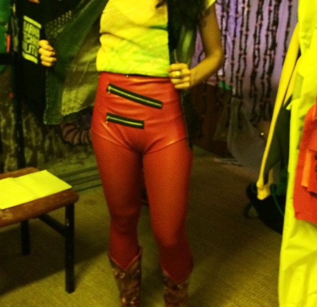 Roser Amills Primer Festival Cyber Punk Barcelona Short Rojo Blanka Ironika