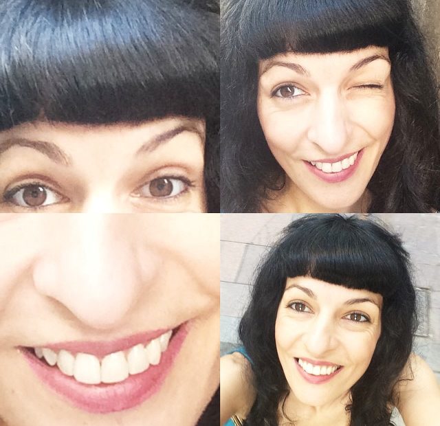 Roser Amills Selfies Divertidos Sonrisa Primer Plano