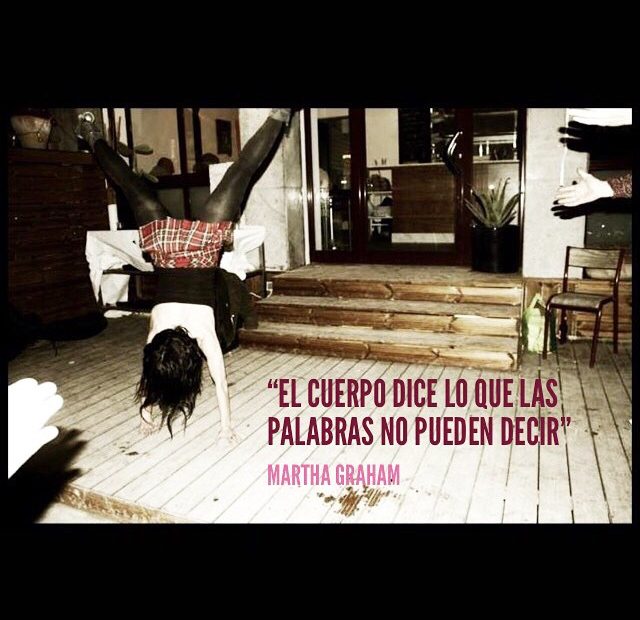 Roser Amills Volteretas Cita El Cuerpo Dice Lo Que Las Palabras No Alcanzan