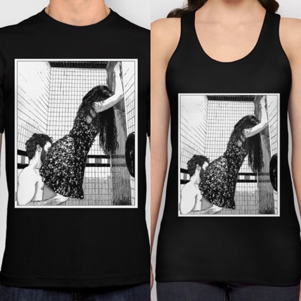 camiseta ilustracion apollonia saintclair de roser amills