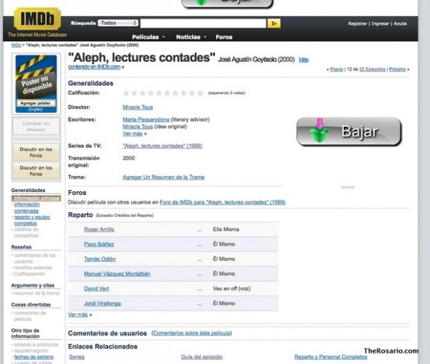 programa canal 33 goytisolo roser amills