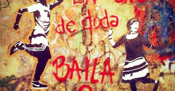 Grafitti En Caso De Duda Baila