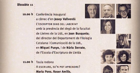 Dissabte 11 d'octubre tenim una cita a #Lleida amb l'escriptura, vindràs? ;)) - Roser Amills, escritora mallorquina