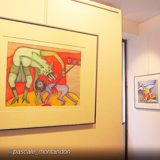 pascale montandon jodorowsky expo cuadros belgica