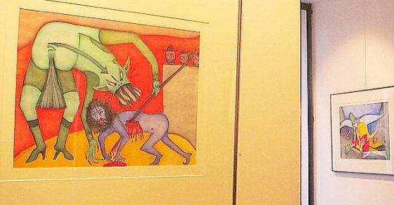 Pascale Montandon Jodorowsky Expo Cuadros En Belgica