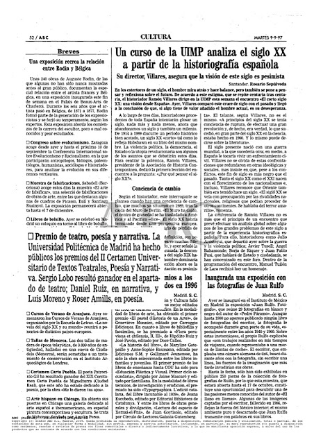 Premio De Poesia Para Uno Solo Por Favor De Roser Amills 1997 En El Abc