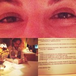 Primer Plano Ojos De Roser Amills Cena Con Victor Amela