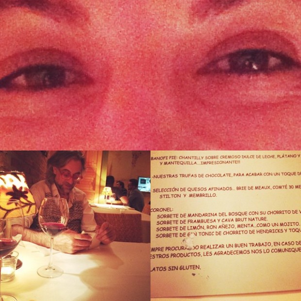 ojos de roser amills cena con victor amela