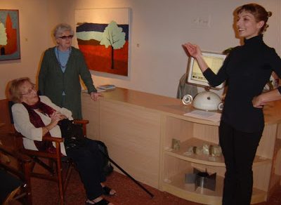 Roser Amills Amb Montserrat Abello A La Galeria Canals De Sant Cugat