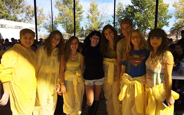 roser amills pintar de groc poblenou del delta