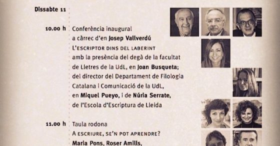 roser amills y victor amela taller l'ofici d'escriure lleida