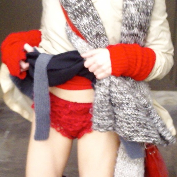 Roser Amills bragas rojas Londres 2010