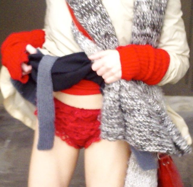 Roser Amills bragas rojas Londres 2010