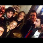 Roser Amills con amigos