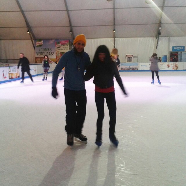 Avui he acomiadat l'any patinant sobre gel!! A RoserAmills.com hi trobaràs enllaç a l'audio :))