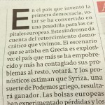 Grecia ha despertado, el país que inventó la democracia volverá a votar - Roser Amills, escritora mallorquina