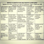 Carton De Bingo Para Comidas Navidenas