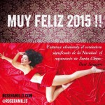 Feliz 2015 de Roser Amills imitando a marilyn monroe