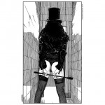 Roser Amills dibujada por la ilustradora Apollonia Saintclair