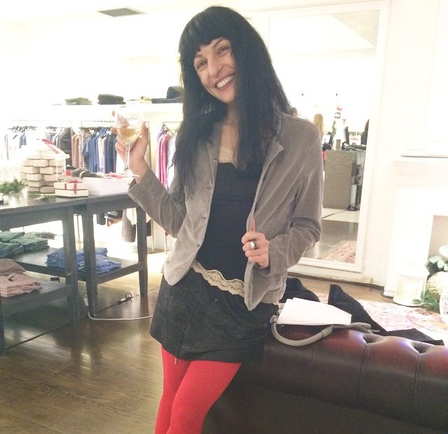 Roser amills visita la tienda TCN de barcelona