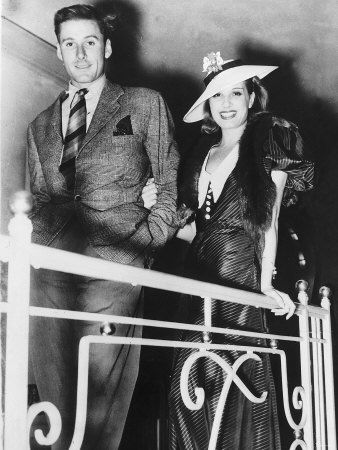 Actor Errol Flynn and Wife Lili Damita