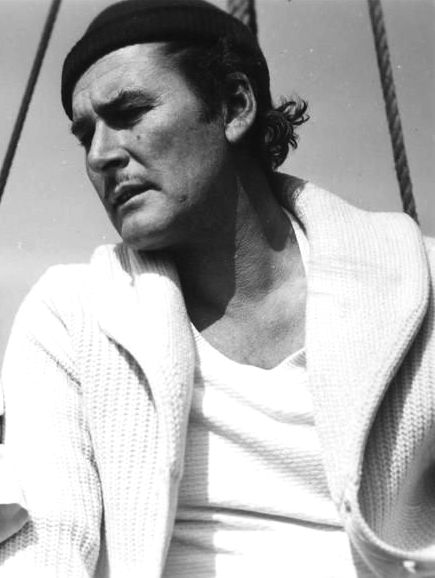 Errol Flynn aboard the Zaca, January 1948
