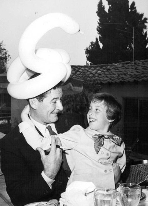 Errol Flynn and daughter Rory Flynn