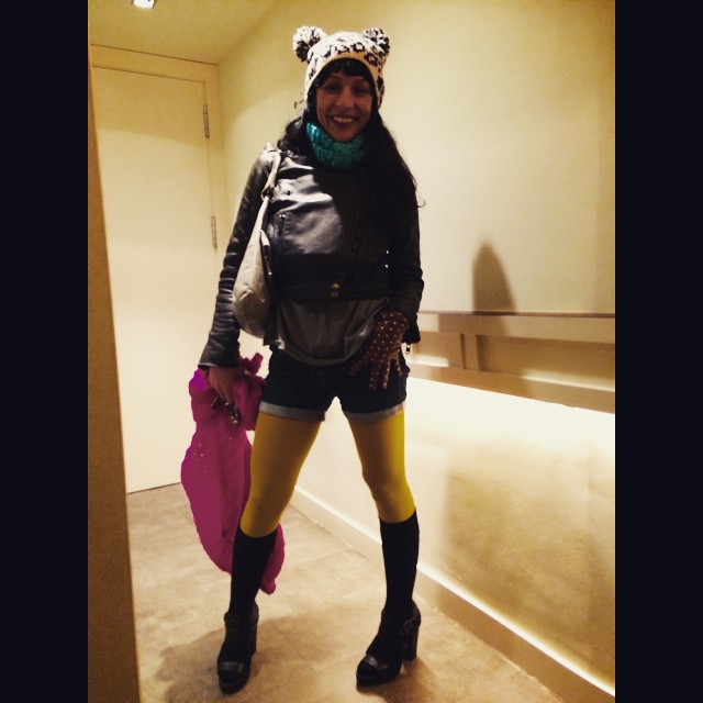 Roser Amills abrigada