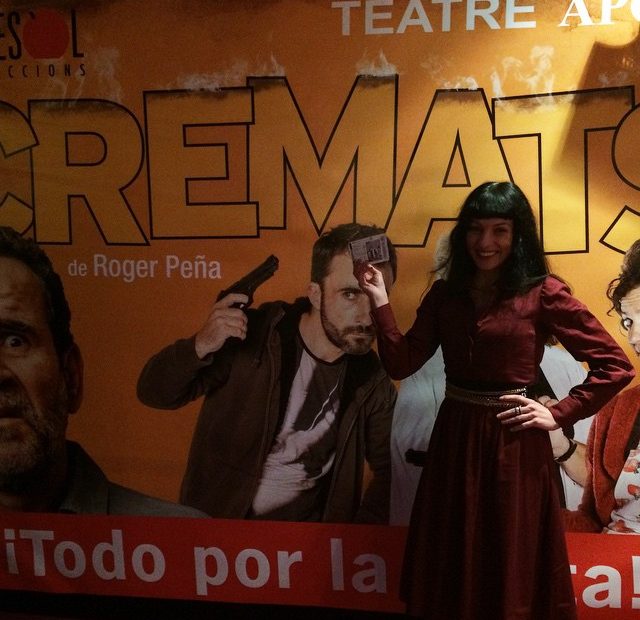 Roser Amills Cine Vestido Vintage Estrena Teatre Cremats