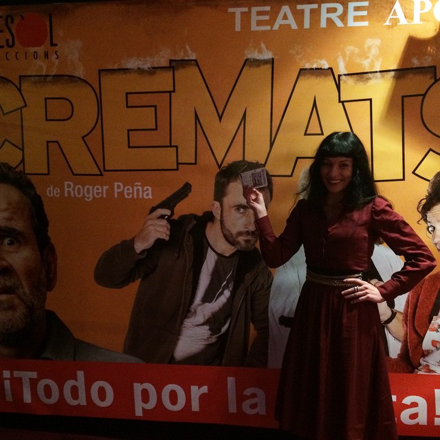 Roser Amills Cine Vestido Vintage Estrena Teatre Cremats
