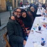 Roser Amills Y Victor Amela Calcotada Carrer Verdi Barri De Gracia